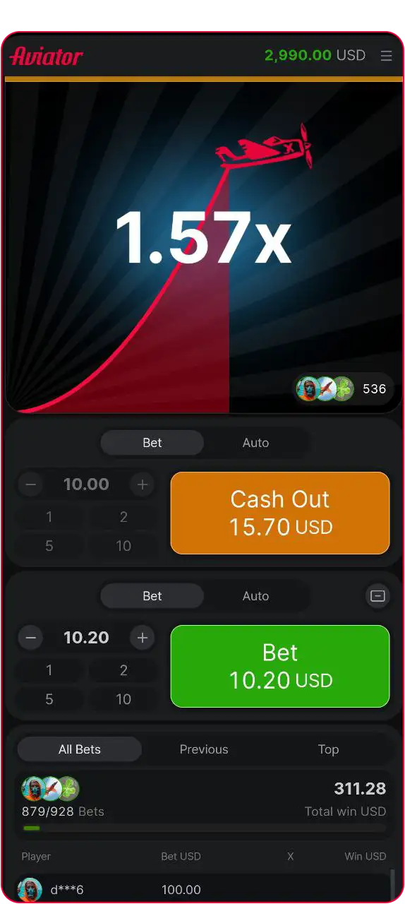 Screenshot Aviator game 6